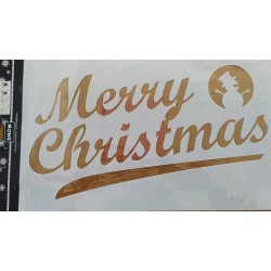 Χριστουγεννιάτικο στένσιλ "Merry Christmas " 29Χ50 εκ 714160-7