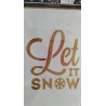 Χριστουγεννιάτικο στένσιλ "Let it snow " 29Χ50 εκ 714160-9