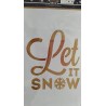 Χριστουγεννιάτικο στένσιλ "Let it snow " 29Χ50 εκ 714160-9