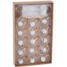 Λαμπάκια "μπουκαλάκι νιφάδα" 15 led warm/white 150cm JK Home Decor 627996-1