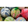 Μπάλα χριστουγεννιάτικη φελιζόλ Φ 6 εκ πολύχρωμη crystal Σετ/14 JK Home Decoration 44886