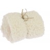 Ρολό κορδέλα συνθετική μάλλινη γούνα 14Χ140 εκ λευκή JK Home Decoration 012676-1