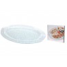 Δίσκος σερβιρίσματος γυάλινος οβάλ 49x36εκ Excellent Houseware 319005