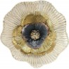 Διακοσμητικό τοίχου λουλούδι μεταλ. χρυσό/μαύρο 50χ5χ53 INART 3-70-447-0186