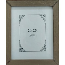 Κορνίζα ξύλινη plain slim χακί 20X25CM Korres Craft 251-104-62