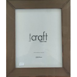 Κορνίζα ξύλινη χακί 20X25 εκ Korres Craft 250-104-62