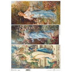 Ριζόχαρτο decoupage ITD 29,5 X 42 R0552L