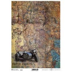Ριζόχαρτο decoupage ITD 21x30 R1907