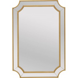 Καθρέπτης τοίχου ξύλινος χρυσός 100χ3χ68(2Η) INART 3-95-297-0024