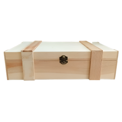Ξύλινο κουτί για decoupage 34.50×20×10εκ 380201