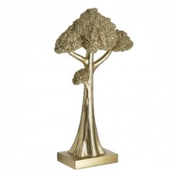 Δέντρο διακοσμητικό polyresin χρυσό 22x14x36εκ INART 3-70-167-0041