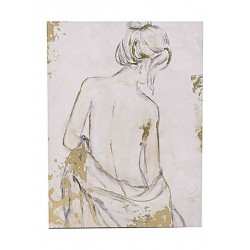 Πίνακας καμβάς γυναικεία φιγούρα 60x80εκ INART 3-90-006-0226