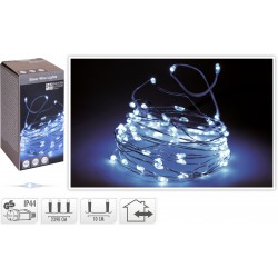 Λαμπάκια σύρμα 240 led με λευκό ψυχρό φωτισμό 24m JK Home Decoration 298769