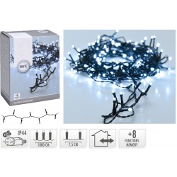 Λαμπάκια 240 led με λευκό φωτισμό 18m 8 προγράμματα JK Home Decoration 257831