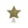 Κορυφή δέντρου αστέρι μεταλλική χρυσή 20x6x25εκ INART 2-70-570-0275