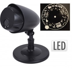 Προτζέκτορας ρεύματος LED λευκό ψυχρό με χριστ/κη φιγούρα JK Home Decor 211591c