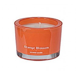 Κερί αρωματικό σε γυάλινο βαζάκι ORANGE BLOSSOM 9x8εκ JK Home Decoration 241079-2