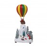 Πίστα σκι με αερόστατο φωτιζόμενο με κίνηση 17x14x33εκ JK Home Decoration 579660b