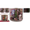 Βιβλίο polyresin με χριστουγεννιάτικη παράσταση με φως 29X20X23 εκ JK Home Decoration 804256b