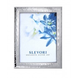 Κορνίζα 18Χ24 σφυρήλατη με φιλμ ασημιού 925 SLEVORI 1601AW/18x24