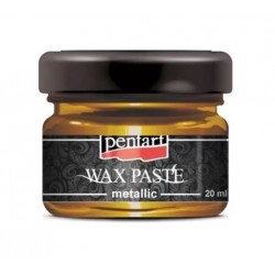 Πατινα Wax paste Metallic 20ml honey gold 21898