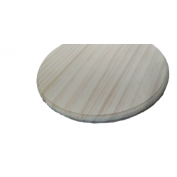 Ταμπελάκι ξύλινο στρογγυλό με σχοινί γιούτας 18x18εκ Whispers 520902