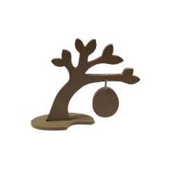 Δέντρο με αβγό κρεμαστό MDF 22Χ19εκ Χτύπα Ξύλο 3-08-2219-256