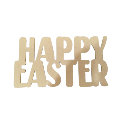 Happy Easter 35x18εκ από MDF 2-04-3518-0017