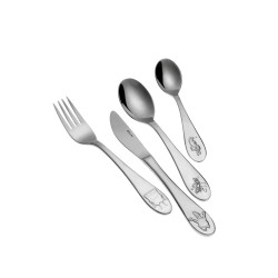 Παιδικό σετ/4 μαχαιροπήρουνα inox σχέδιο BOB SP Tableware 32630