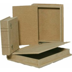 Κουτί βιβλίο MDF για decoupage 20x14,5x5εκ KOUT101/2