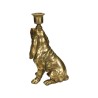 Κηροπήγιο polyresin σκύλος χρυσός αντικέ 14,5x9x24εκ JK Home Decoration 7584