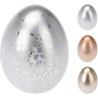 Αυγό κεραμικό σαμπανί κρακελέ 11x14εκ JK Home Decoration 173568c