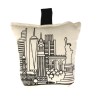 Στοπ πόρτας (door stop) υφασμάτινο "New York" 16x9x17εκ JK Home Decoration 301220c