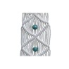 Διακοσμητικό τοίχου Macrame λευκό/natural 17x95εκ Inart 3-70-047-0025