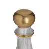 Πιόνι σκακιού κεραμικό χρυσό/λευκό 9X9X17 INART 3-70-902-0156