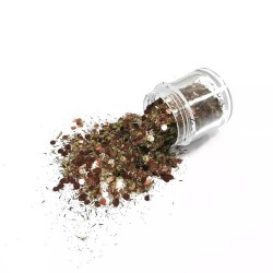 Glitter σκόνη καφέ/χρυσή σε βαζάκι 15gr Chunky Glitter CG09