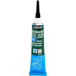 Περίγραμμα setacolor 3D PEBEO 20ml emerald green 557044