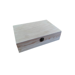 Κουτί/μπιζουτιέρα ξύλινο MDF με θήκες για decoupage 28x20x7,5εκ 119950