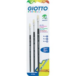 Πινέλα πλακέ Bristle σετ3 (ΝΟ 6-8-10) serie577 FILA GIOTTO 026201