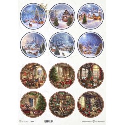Ριζόχαρτο decoupage ITD 29,5 X 42 R0984L