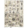 Ριζόχαρτο decoupage ITD 29,5 X 42 R0979L