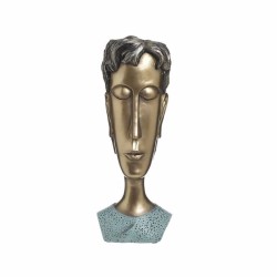 Βάζο ανδρική φιγούρα resin χρυσό/πράσινο 12x9x31εκ INART 3-70-547-0916
