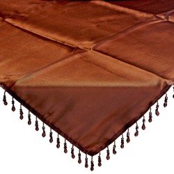 JK Home Décor - Καρε Οργαντζα Καφε 100x100cm 26598