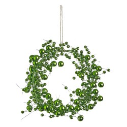 JK Home Décor - Χριστουγέννων Στεφάνι Πρασινο 10cm