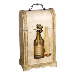 JK Home Décor - Μπουκαλοθήκη Διπλη 20x12x35cm 23971