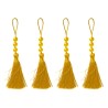 JK Home Décor - Φούντα Κιτρινη S/4 30065