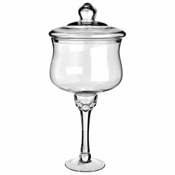 JK Home Décor - Γυάλα Με Καπάκι 20x46cm 51561