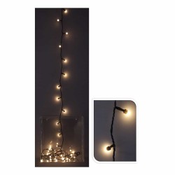 JK Home Décor - Λαμπάκια Snake Μπαλίτσα WW 80LED 396006