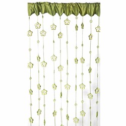 JK Home Décor - Κουρτινα 90x200cm Πρασινη Floral 34940