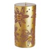 JK Home Décor - Κερί Κυλινδρος Μπρονζέ 8x15cm 31785